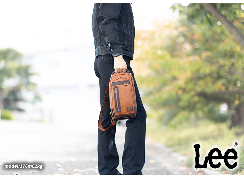 Lee バッグ ワンショルダーバッグ ショルダーバッグ メンズ ボディバッグ 軽量 Lee インフィニティ2 320-3150