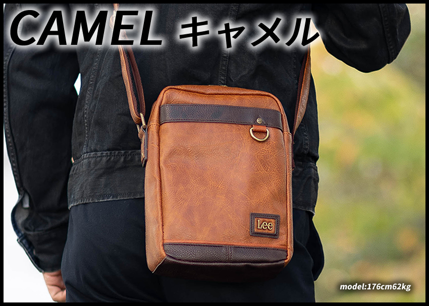 Lee（リー） バッグ ショルダーバッグ ミニ 縦型 メンズ 軽量