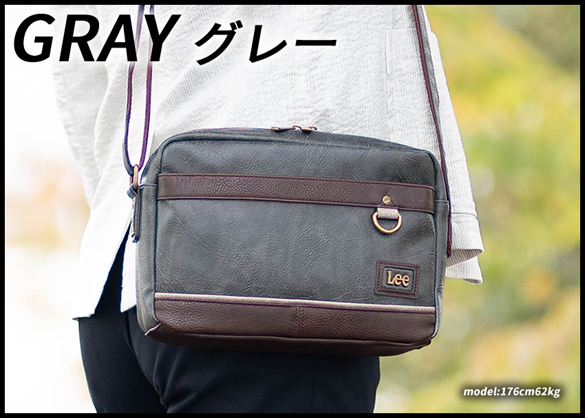 Lee（リー） バッグ ショルダーバッグ ミニ 横型 メンズ 軽量
