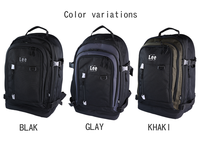 Lee リー リュック メンズ レディース バックパック エキスパンダブル 容量拡張 32L-41L スクールバック terrane 320-4280
