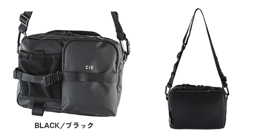 【CIE限定特典付き】 CIE シー バッグ ショルダーバッグ A5 メンズ レディース SHOULDER-03 Mサイズ 防水 耐久 ポリカーボネート加工 GRID3 日本製 032065の画像
