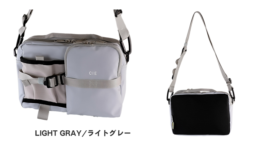 【CIE限定特典付き】 CIE シー バッグ ショルダーバッグ A5 メンズ レディース SHOULDER-03 Mサイズ 防水 耐久 ポリカーボネート加工 GRID3 日本製 032065の画像
