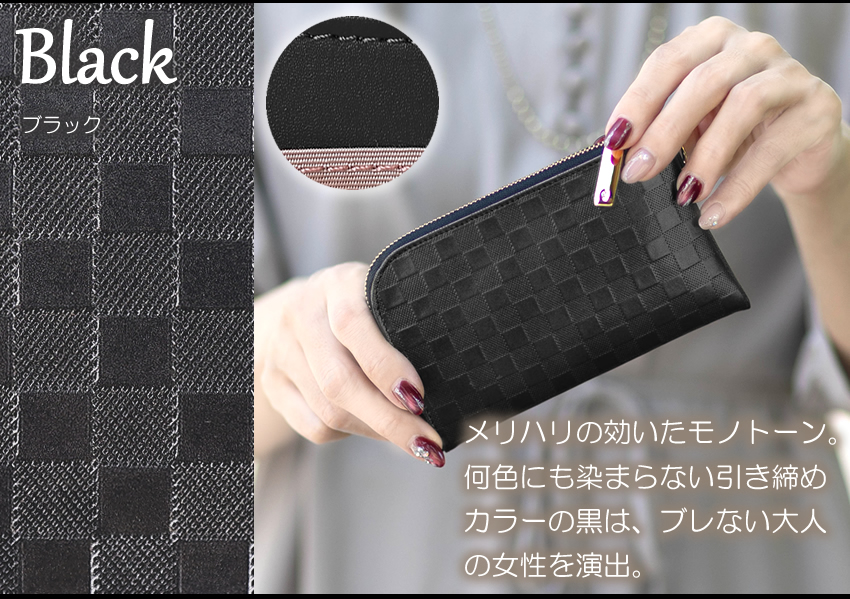 リベルテ 財布 セミ長財布 レディース ミドルサイズ ハーフ コンパクト 