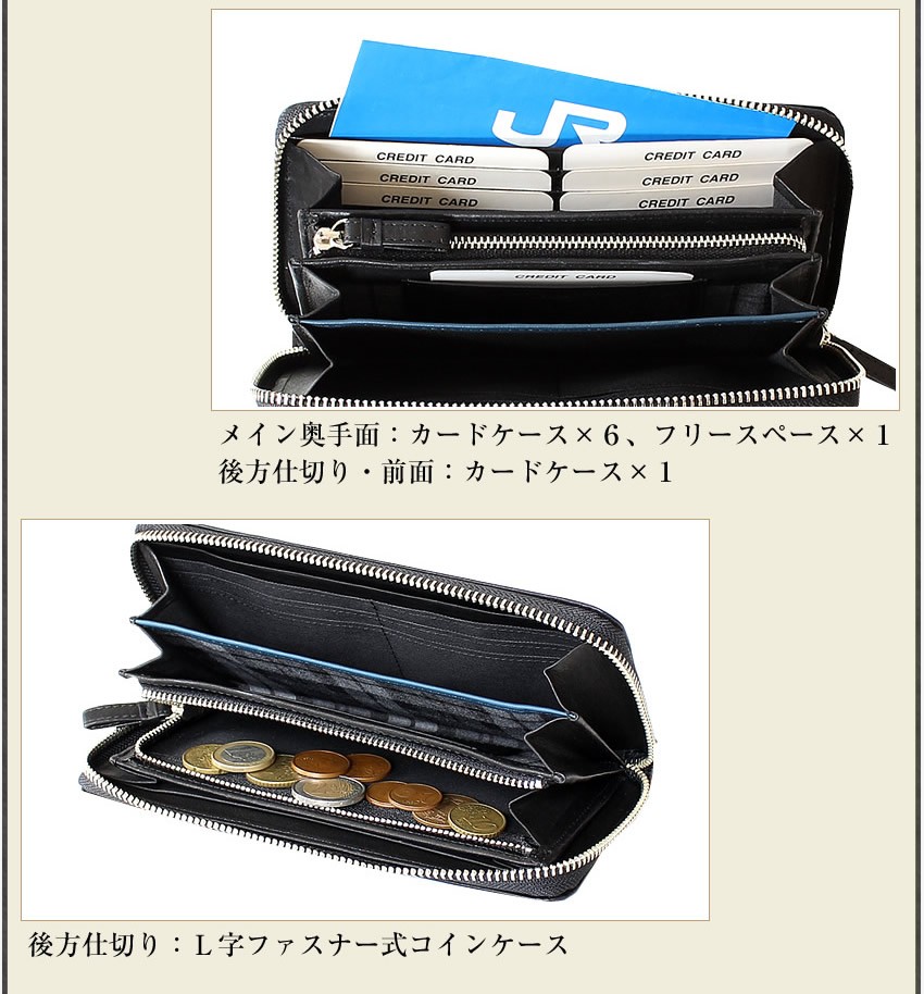 KATHARINE HAMNETT（キャサリンハムネット） 長財布 メンズ ラウンド