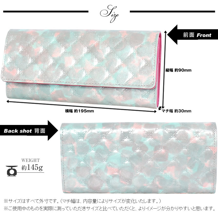 VIADOAN ヴィアドアン 長財布 レディース ギャルソン かぶせ