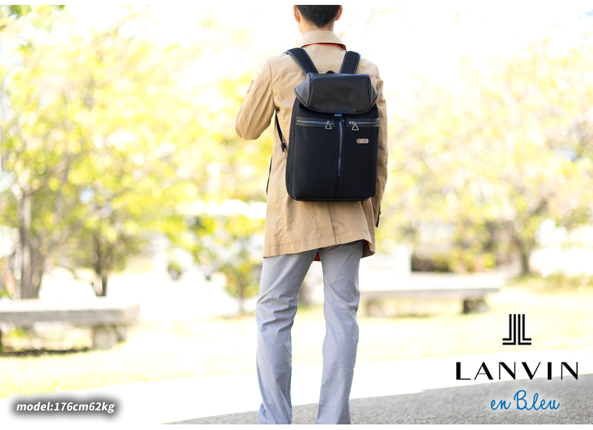 LANVIN en Bleu ランバンオンブルー リュック メンズ リュックサック