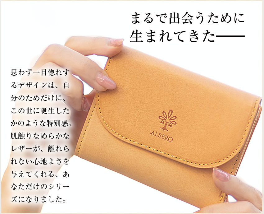 【新品未使用】希少　アルベロベロ　オレボレブラ　小銭＆カード入れ　ミニ財布 ALBERO（アルベロ） 財布 二つ折り財布 レディース 折り財布
