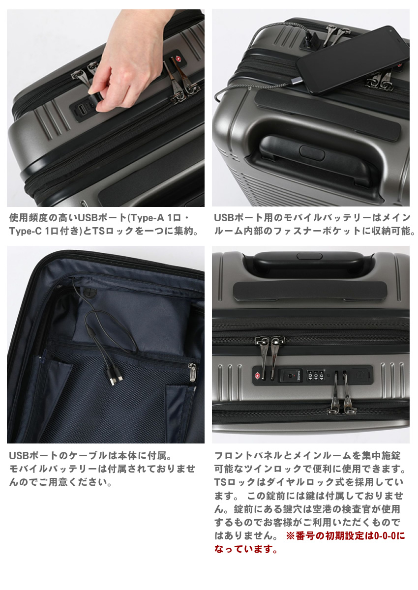 バーマス キャリーケース 旅行用 キャリーバッグ 出張 スーツケース トロリー ユーロシティ2 フロントオープンファスナー 48c BERMAS Euro City2 エキスパンダブル 38〜45L 60295 