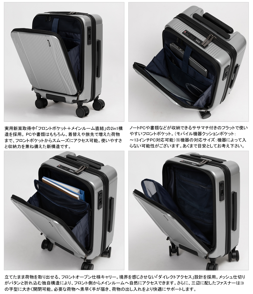 バーマス スーツケース キャリー ケース 新商品 36L 機内持ち込みサイズ 軽量 ファスナータイプ Sサイズ インターシティ3 BERMAS 60570