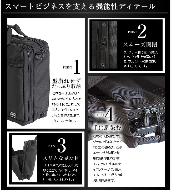 ポーター 吉田カバン porter ステージ 3WAY ブリーフケース B4 (代引amp;送料無料)15inch PC STAGE 吉田かばん ポーター ビジネス リックサック