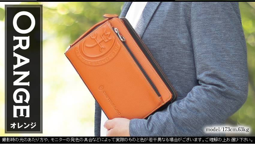 カステルバジャック バッグ クラッチバッグ メンズポーチ レザー カステル バジャック 牛革 マーチ CASTELBAJAC March