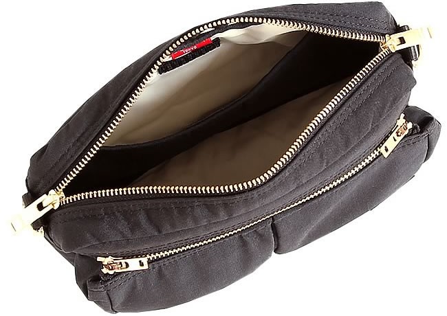 PORTER ショルダーバッグ 黒 合成皮革 ポーター ミニショルダー