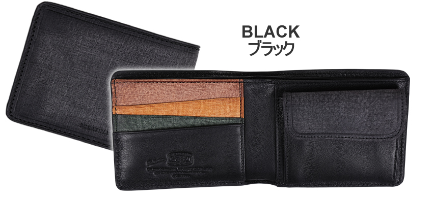 SOLATINA（ソラチナ） 財布 二つ折り財布 メンズ 折財布 本革 パス