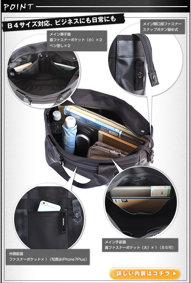 吉田カバン ポーター PORTER ヒート トートバッグHEAT ポーター 703-07966