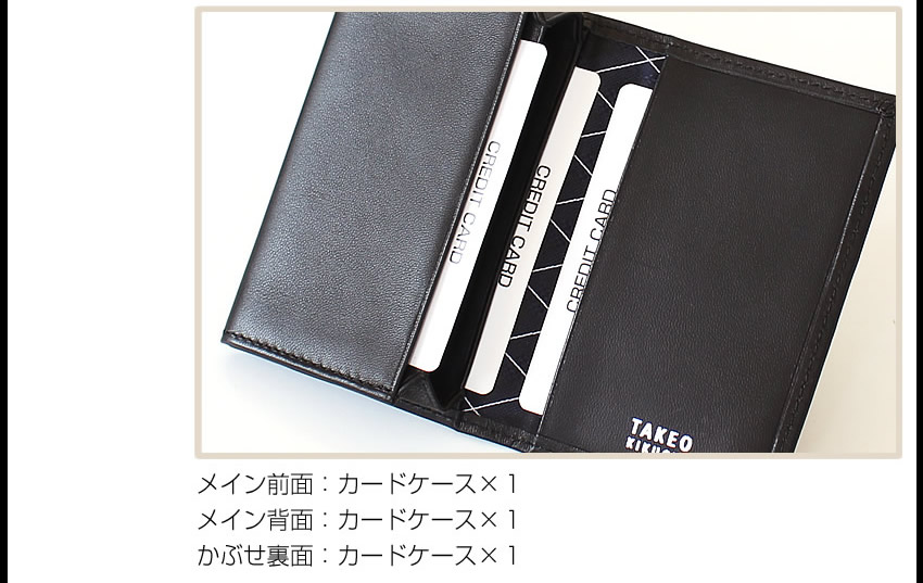 TAKEO KIKUCHI（タケオキクチ） 生産終了モデル 名刺入れ カードケース
