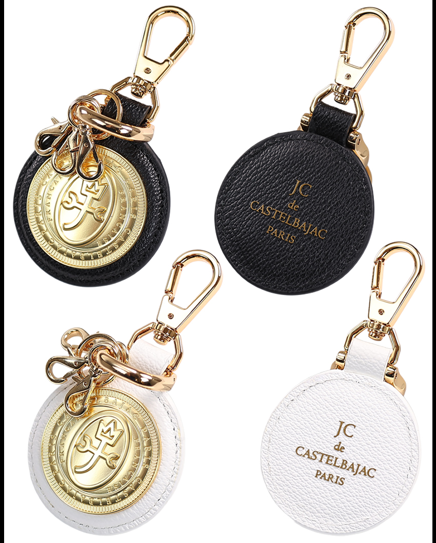 カステルバジャック キーホルダー キーフック 小物 カステル バジャック プルトン Pluton CASTELBAJAC 牛革 077624
