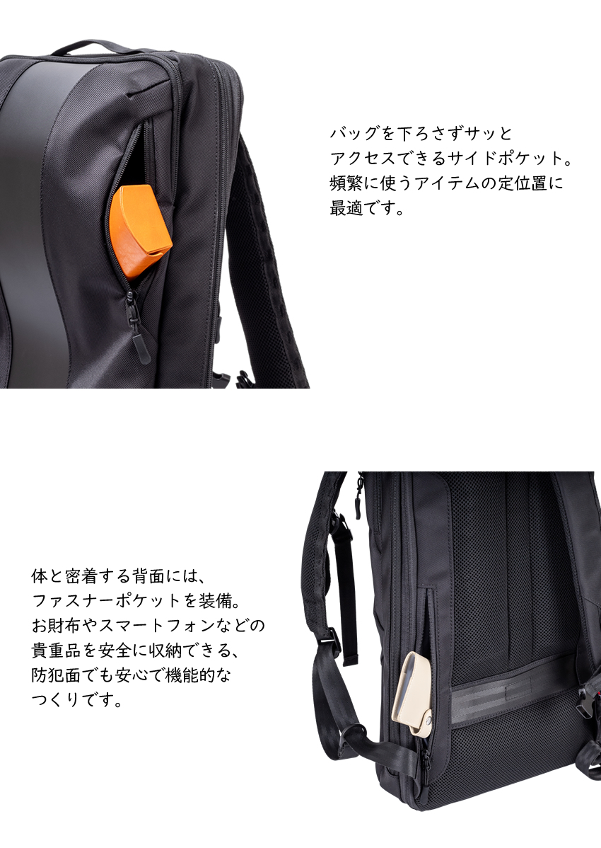HIDEO WAKAMATSU（ヒデオワカマツ） リュック ビジネスリュック バック