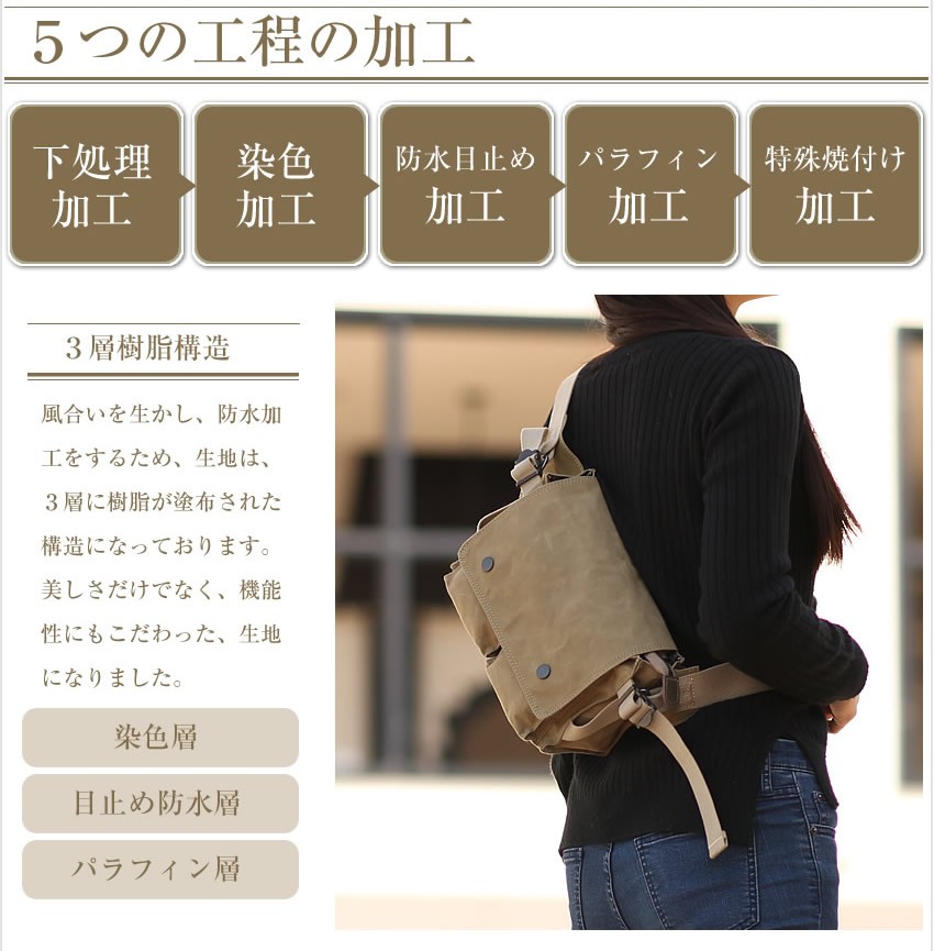 BAGGY PORT（バギーポート） ボディーバッグ ロウビキパラフィン