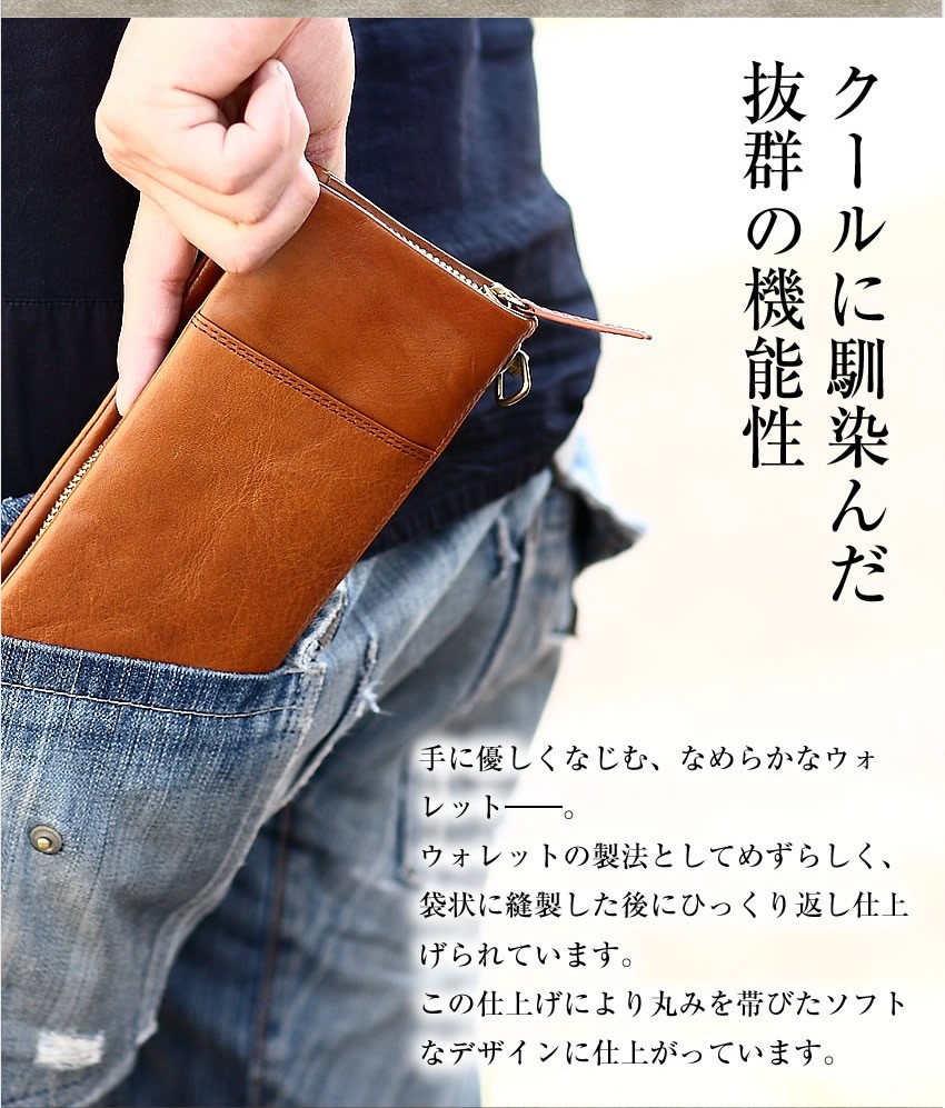 BAGGY PORT（バギーポート） 長財布 財布 UDO ウド ファスナー メンズ