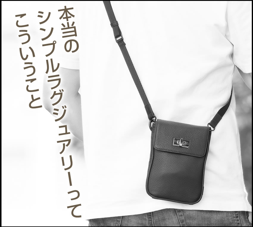 新品未使用タグ付き自宅保管 セレクトにて購入牛革スクウェアバッグ ブラック waku ワク ショルダーバッグ メンズ レディース スクエア