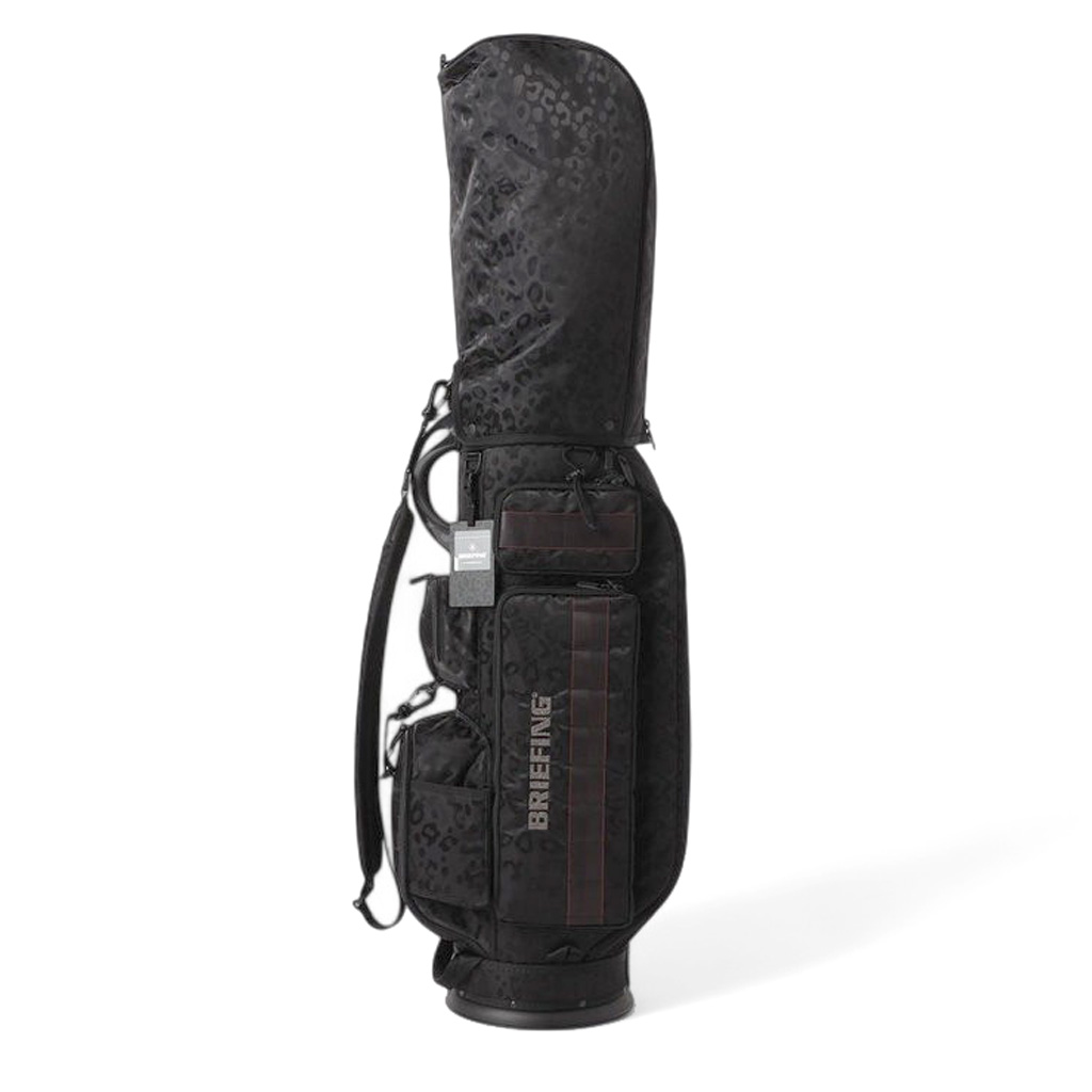 ブリーフィング ゴルフ キャディバッグ CR-6 #03 LEOPARD JQ メンズ レディース BRG251D21 BRIEFING GOLF ゴルフバッグ 8.5口径 5分割 ブランド 限定 | BRIEFING GOLF | 01