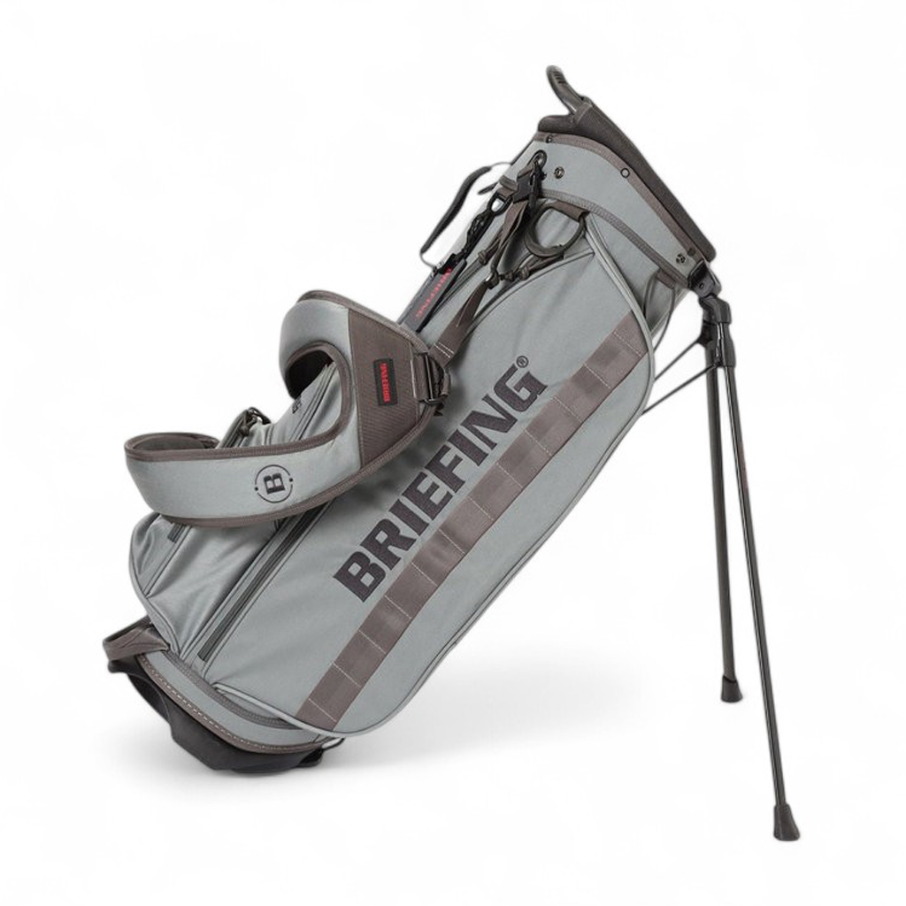 BRIEFING GOLF キャディバッグ（色：グレー系）｜ゴルフ用バッグ