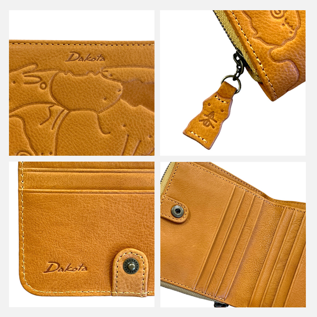 Dakota（ダコタ） Animale アニマーレ WALLET 財布 2つ折り財布