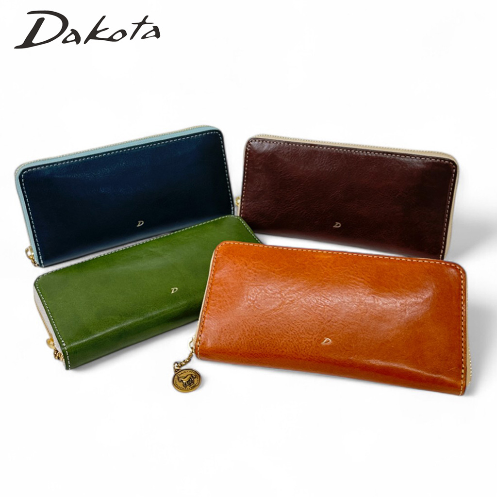 ダコタ 財布 長財布 ラウンドファスナー 薄い 小銭入れ付き イタリア製 本革 Dakota ラフィナート 31744 レディース 牛革 ポイント10倍 送料無料 誕生日プレゼント ギフト ラッピング無料 【正規代理店】 Dakota（ダコタ） 財布 ラフィナート 小銭入れ付き長財布 0031744