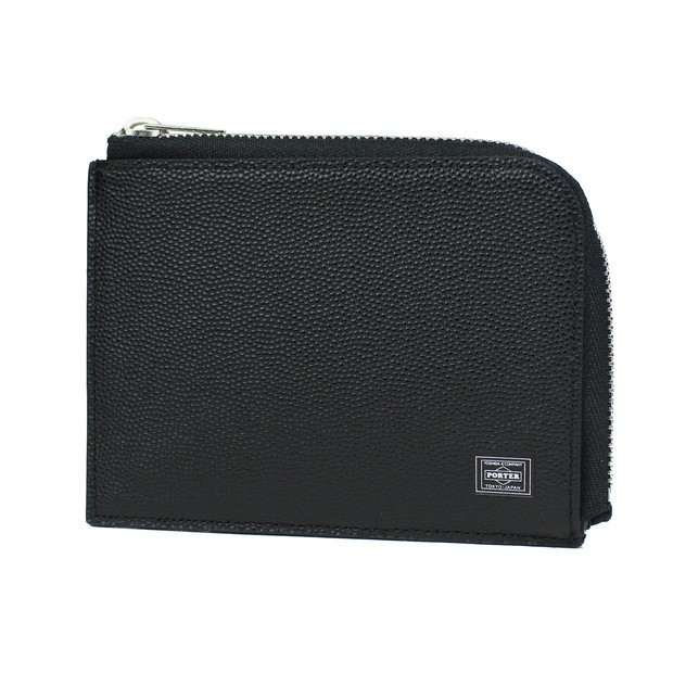 美品 PORTER ケース 小銭入れ 黒 PORTER ポーター エイブル カード ＆ コインケース 030-03084 吉田