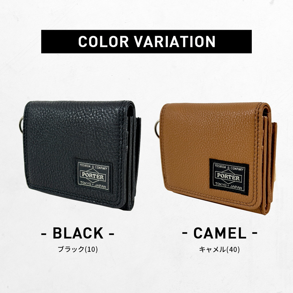 PORTER CALM 二つ折り財布 ブラック PORTER ポーター カーム ウォレット 041-03124 CALM WALLET 10