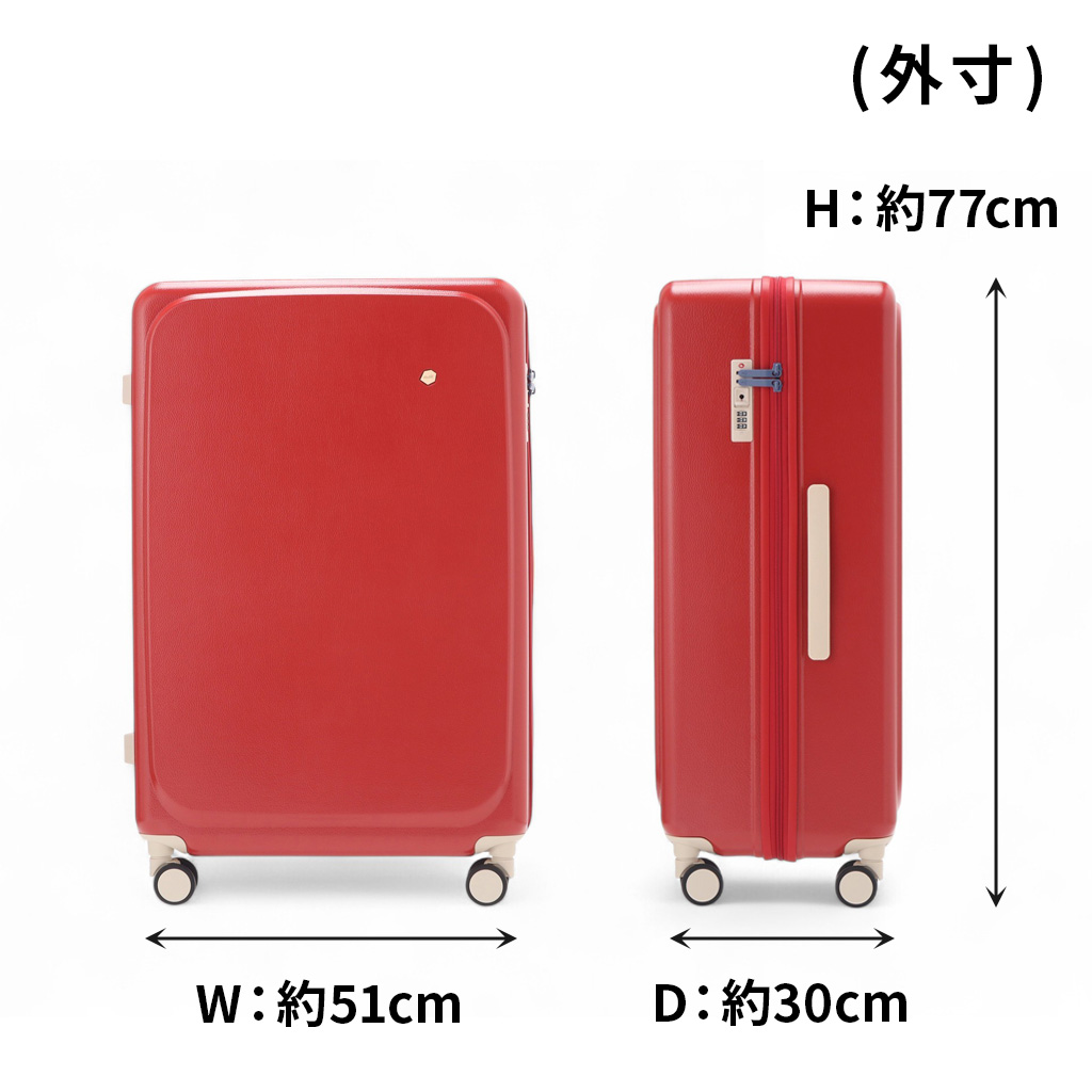 HaNT ハント ポルメロー スーツケース レディース 05873 Pollmellow