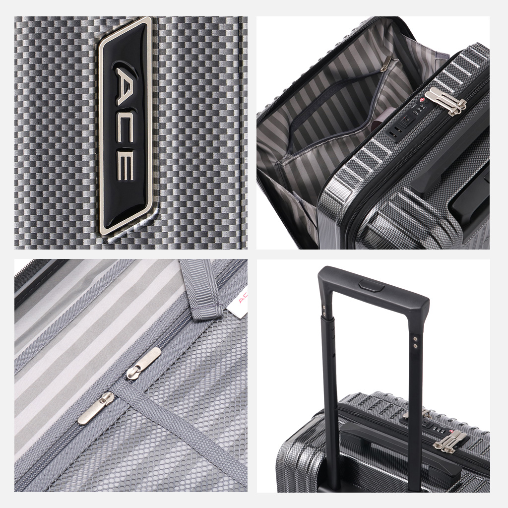 Ace（エース） クレスタ スーツケース メンズ レディース 機内持ち込み