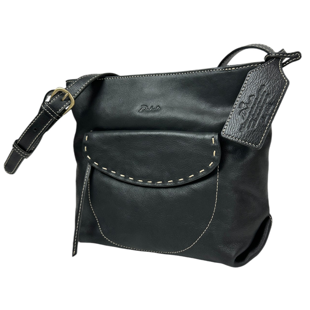 【未使用タグ付き】 Dakota シャーロット ショルダーバッグ レザー 黒 Dakota（ダコタ） Charlotte シャーロット ショルダーバッグ