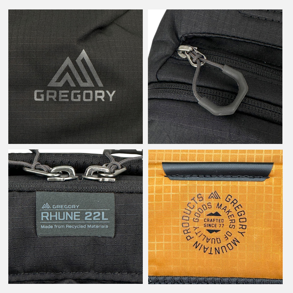 グレゴリーヌール　22L GREGORY RHUNE GREGORY グレゴリー リュック ルーヌ 22L RHUNE22 デイバック