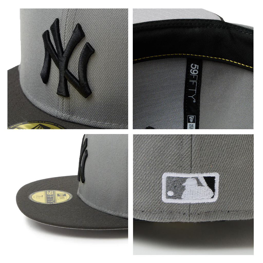 Velon　希少★ニューエラ×N°21ヤンキース コラボ キャップ グレー NEW ERA（ニューエラ） キャップ 帽子 148804 59FIFTY min-nano コラボ