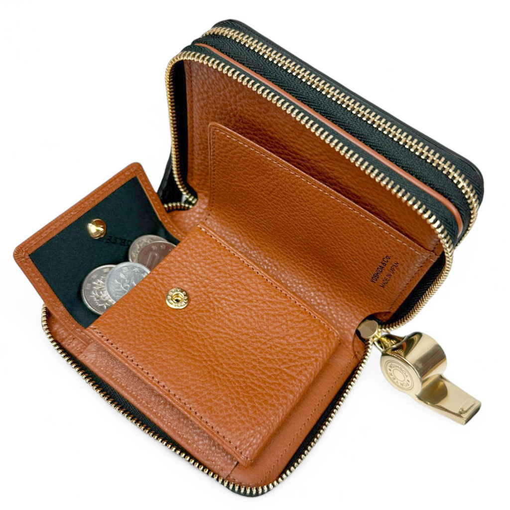 PORTER/財布/レザー/ディライト/ラウンドジップ/吉田カバン/カードケース PORTER ポーター トーン デュオパース 150-02289 10 ブラック
