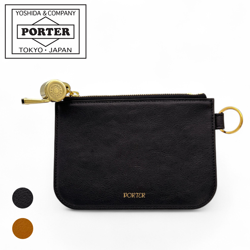 PORTER パスポートケース 二つ折り PORTER ポーター トーン パスポーチ 150-02293 10 ブラック 吉田