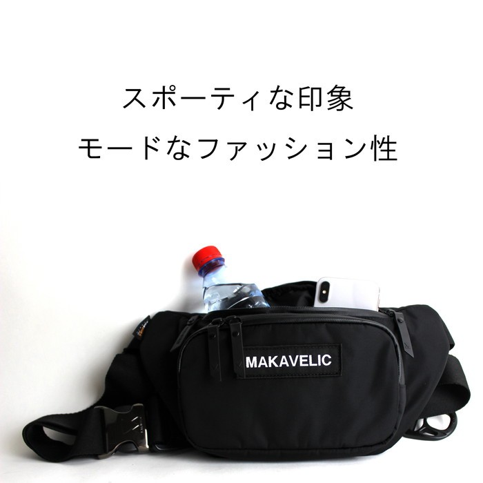 マキャベリック トラックス ウエストバッグ メンズ ブランド MAKAVELIC TRUCKS CRESCENT WAISTBAG 3108-10304