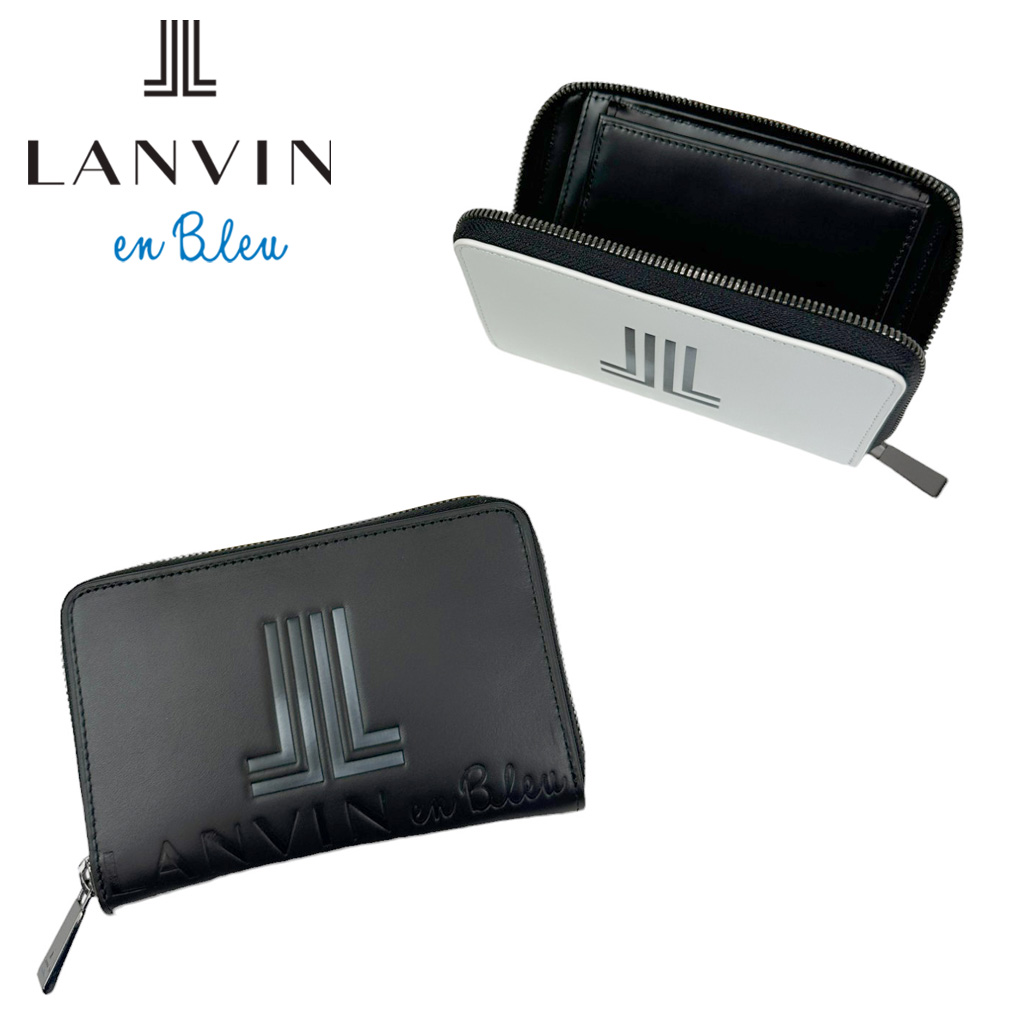 ランバンオンブルー スウィッシュ 二つ折り財布 ラウンドファスナー メンズ レディース 牛革 515603 LANVIN en Bleu Swish ウォレット ブランド カジュアル 大人 ギフト プレゼント 515603.jpg