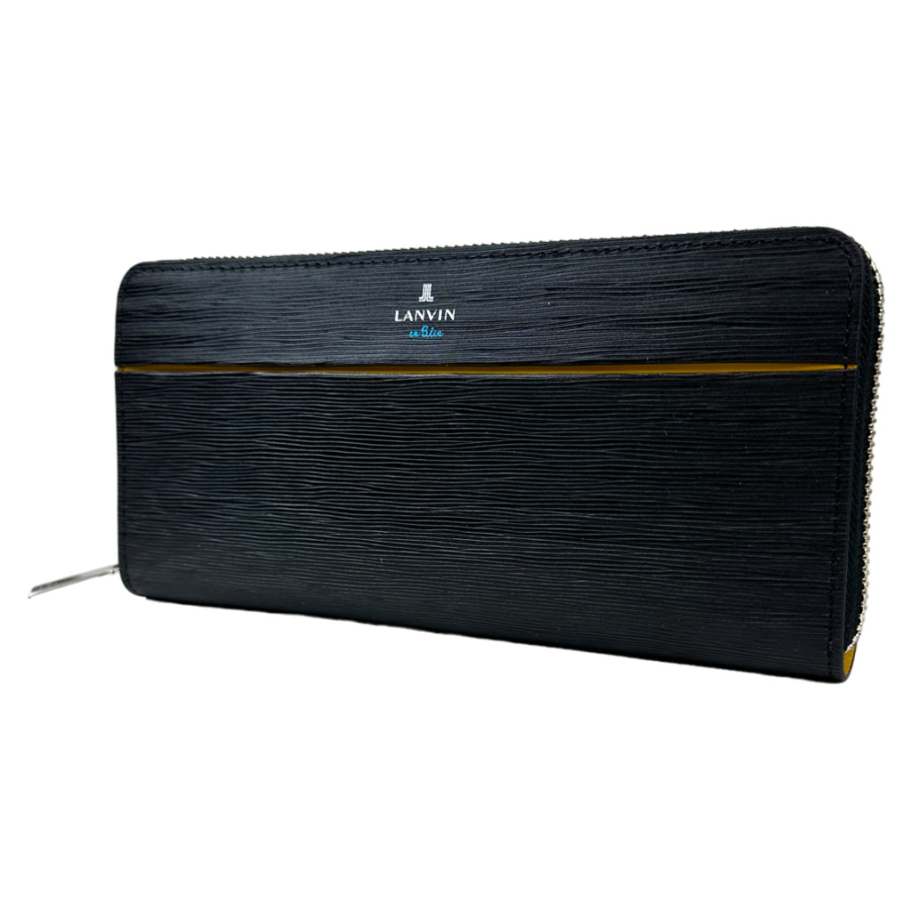 LANVIN en Bleu ランバンオンブルー ロージュ 長財布 メンズ 春 レザー 本革 516606 Loge ロングウォレット ...