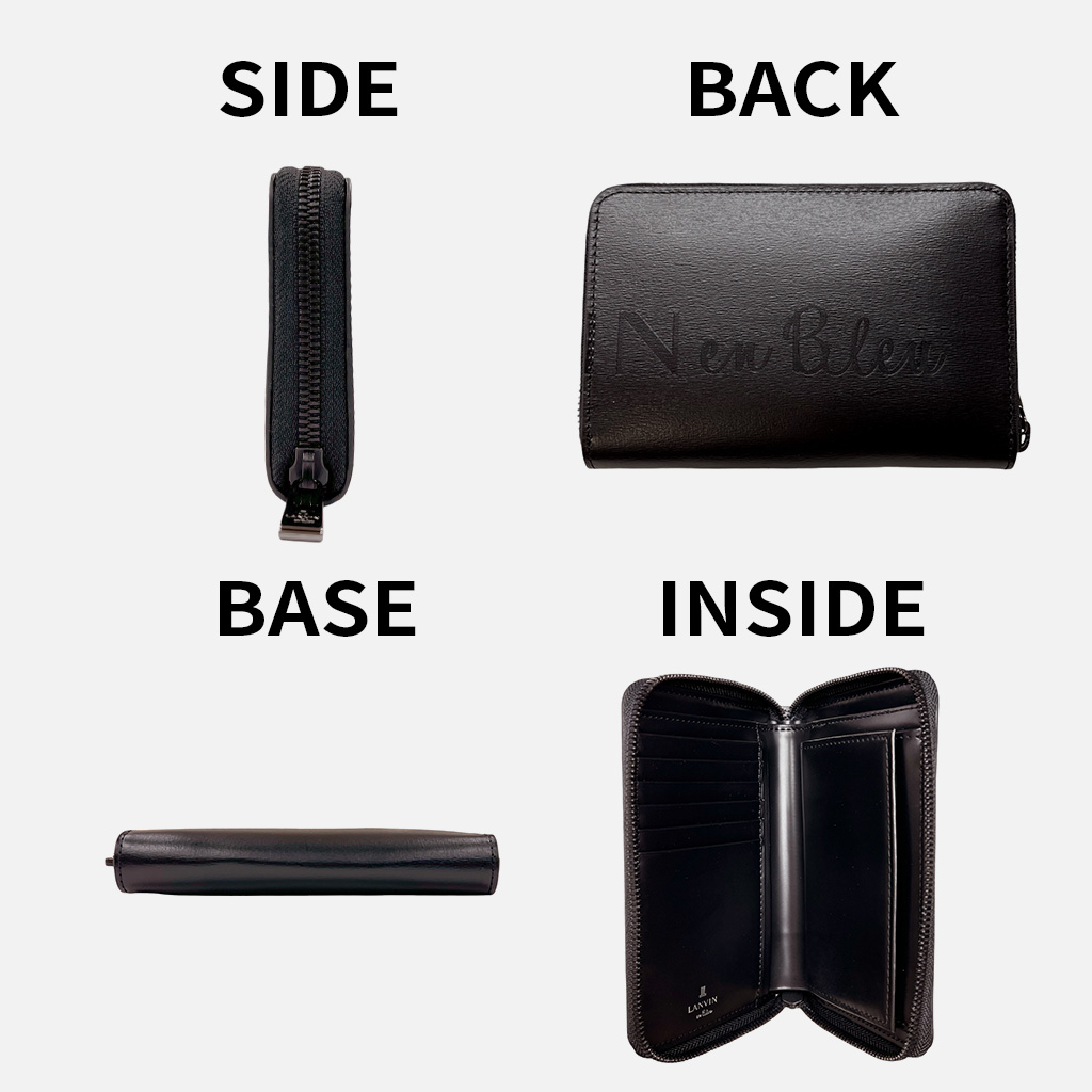 LANVIN en Bleu ランバンオンブルー ディアブロ 二つ折り財布 メンズ