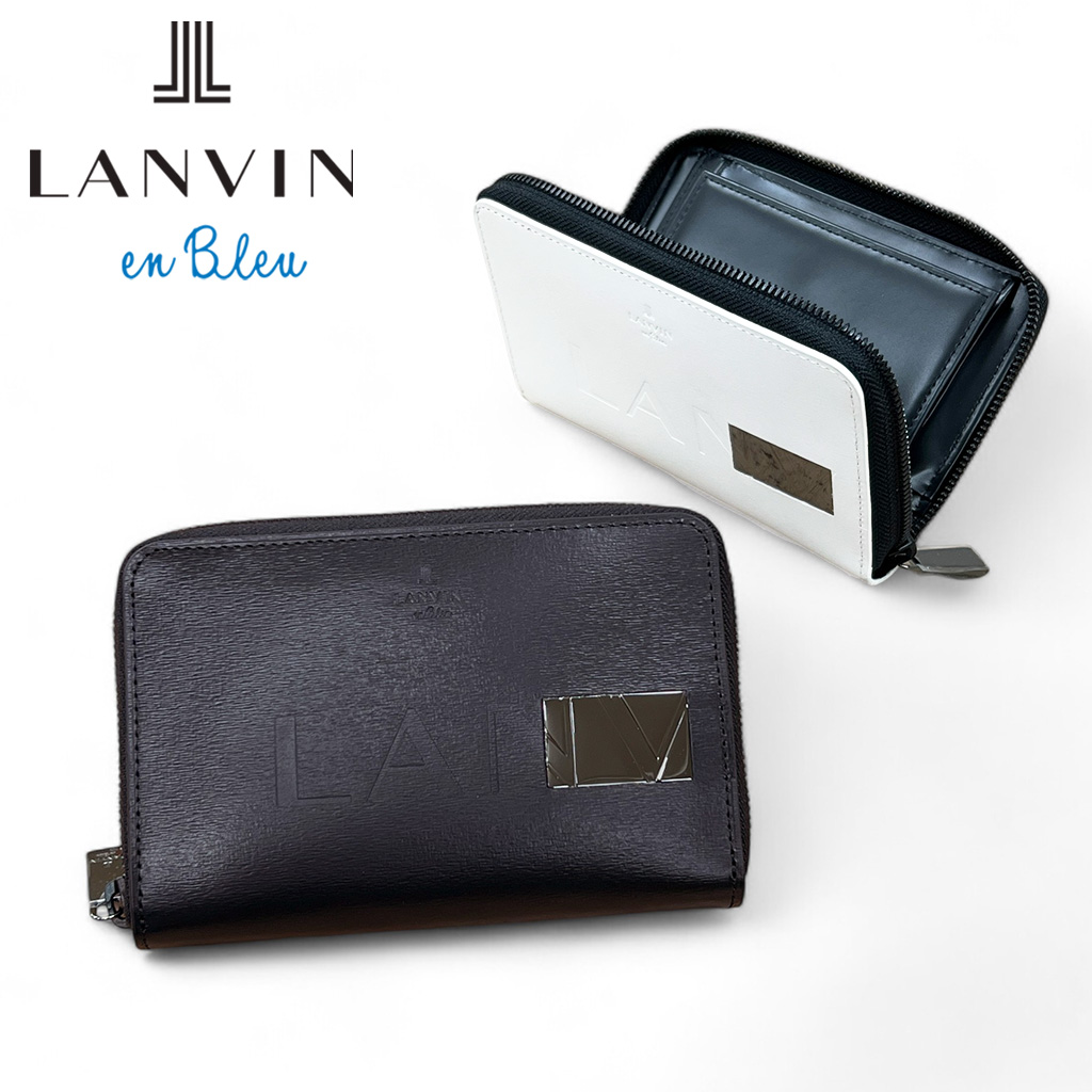 ランバンオンブルー ディアブロ 二つ折り財布 メンズ レディース レザー 本革 519604 LANVIN en Bleu Diablo ウォレット ブランド カジュアル 大人 ギフト プレゼント LANVIN en Bleu ランバンオンブルー ディアブロ 二つ折り財布 メンズ