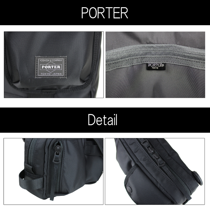 フにした 吉田カバン PORTER COMPART コンパート SHOULDER BAG ショルダーバッグ ポーチ ポーター 538-16166 メンズ 二葉かばん - 通販 - PayPayモール のでご