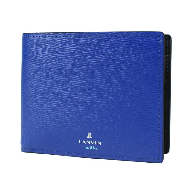 公式アイテム付き LANVIN en Bleu Wagram 二つ折り財布 ランバンオン