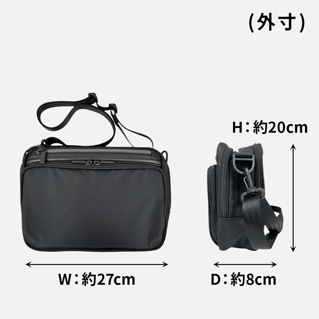 ace. GENE LABEL エースジーン フレックスライトD ショルダーバッグ