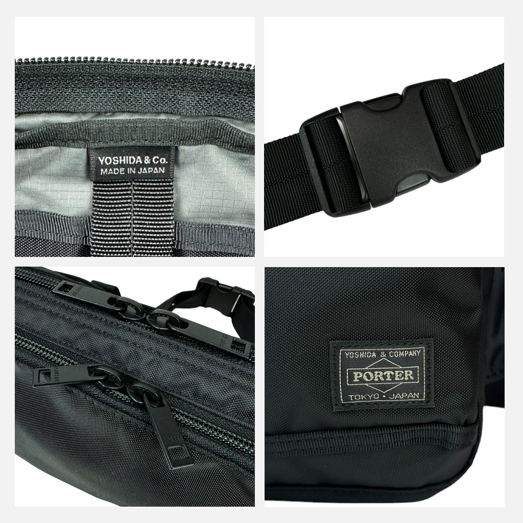 PORTER ポーター フラッシュ ウエストバッグ 689-05942 10 ブラック