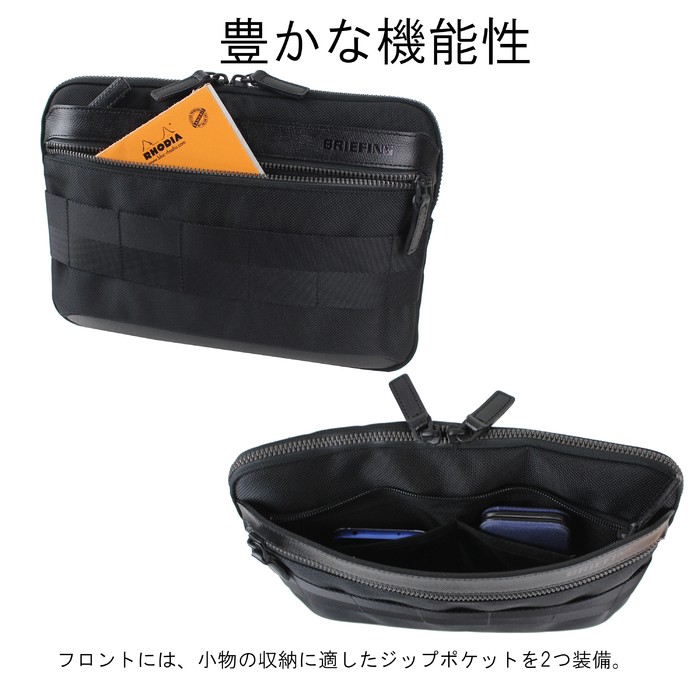 ブリーフィング フュージョン クラッチバッグ TAP CASE メンズ 春 