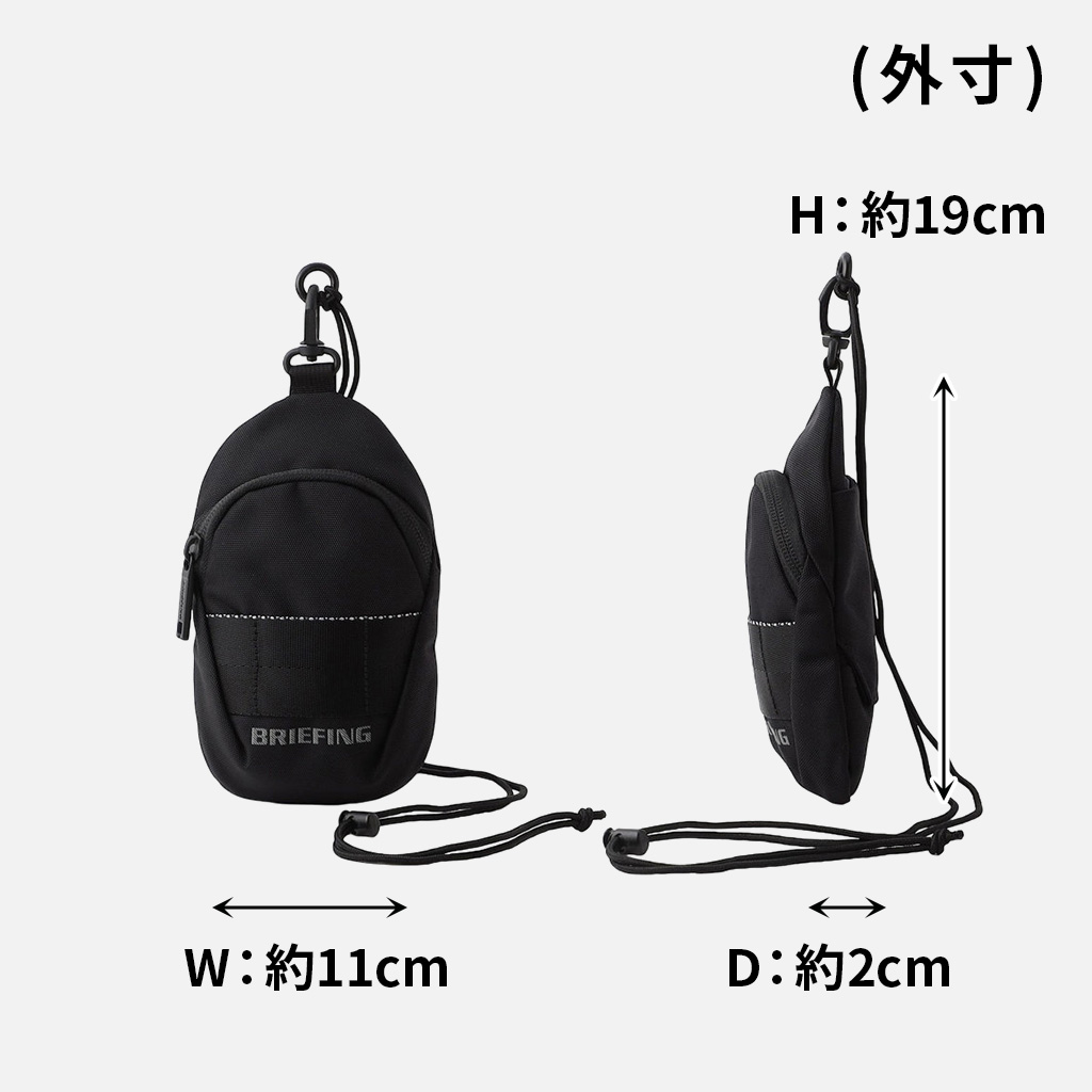 ブリーフィング エムエフシー ネックポーチ BRA231A64 BRIEFING MFC NECK POUCH メンズ コンパクト ブランド ギフト プレゼント BRIEFING（ブリーフィング） エムエフシー ネックポーチ BRA231A64