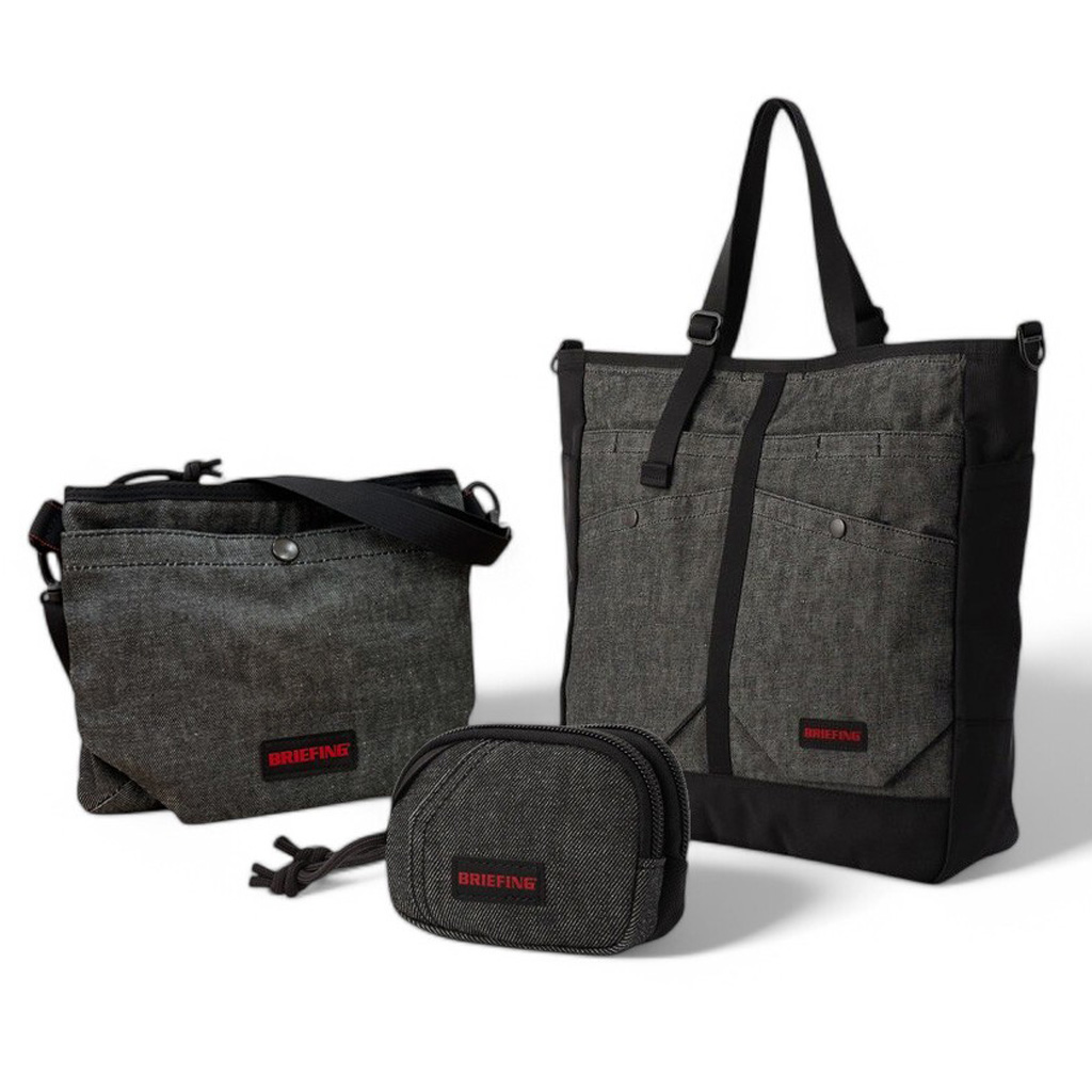 ブリーフィング　WORK PURSE ケース ブラックデニム BRIEFING（ブリーフィング） ブラックデニム 財布 小銭入れ BRIEFING