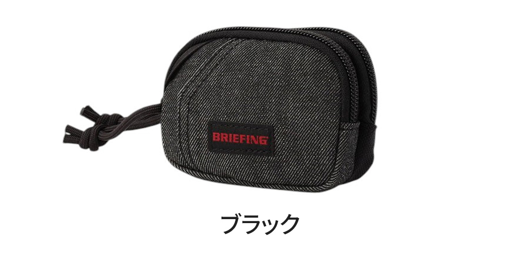 BRIEFING ブリーフィング ブラックレザー ウォレット 廃盤 レア BRIEFING（ブリーフィング） ブラックデニム 財布 小銭入れ BRIEFING